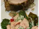 Recette Spätzles vertes et filet mignon à la moutarde et aux herbes