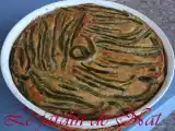 Recette Flognarde aux haricots verts et parmesan