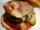 Recette hamburger au buf, bacon, cheddar et confit d'oignon