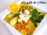 Recette Colombo de la mer et sa brunoise