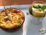 Recette Clafoutis de chair de tourteau et son espuma de corail