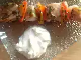 Recette Brochettes de poisson et sa sauce au citron