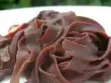 Recette Les tagliatelles au chocolat faites maison, ...