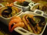Recette Cassolette de sole aux fruits de mer et son riz safrané
