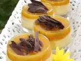 Recette ^^mousse à l'orange et gélifié de mangue au basilic^^