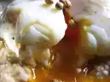 Recette Creme de pois chiches et oeuf poche dans une poche...