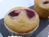 Recette Muffins citron vert, coco & framboises