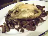 Recette Coquelet cocotte aux girolles et au martini blanc