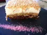 Recette Blanc-manger coco sur dacquoise aux noix
