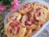 Recette Roulés feuilletés à la fraise