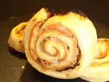 Recette Roulés feuilletés au saumon