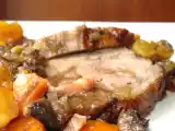 Recette Roti de porc aux fruits secs