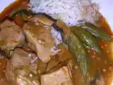 Recette Sauté de porc sauce tomates & gombos