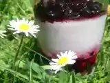 Recette Panna cotta au cassis dans de petites vérines, c'est l'été !
