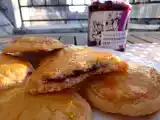 Recette Sablés fourrés à la confiture de cassis de chez regent's park
