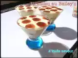 Recette Tiramisu au bailey's