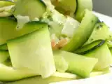 Recette Carpaccio de courgette