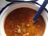 Recette Soupe d'orge aux poulpes
