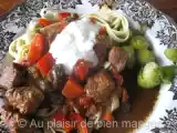 Recette Goulache de veau
