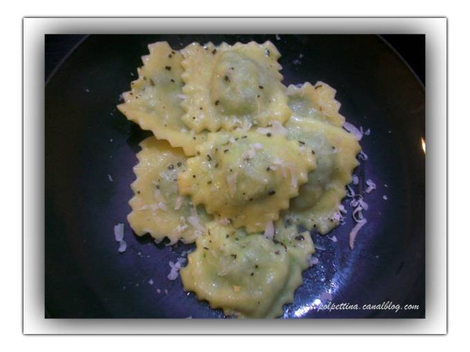 Ravioli-maison, farcis aux épinards et à la ricotta ...