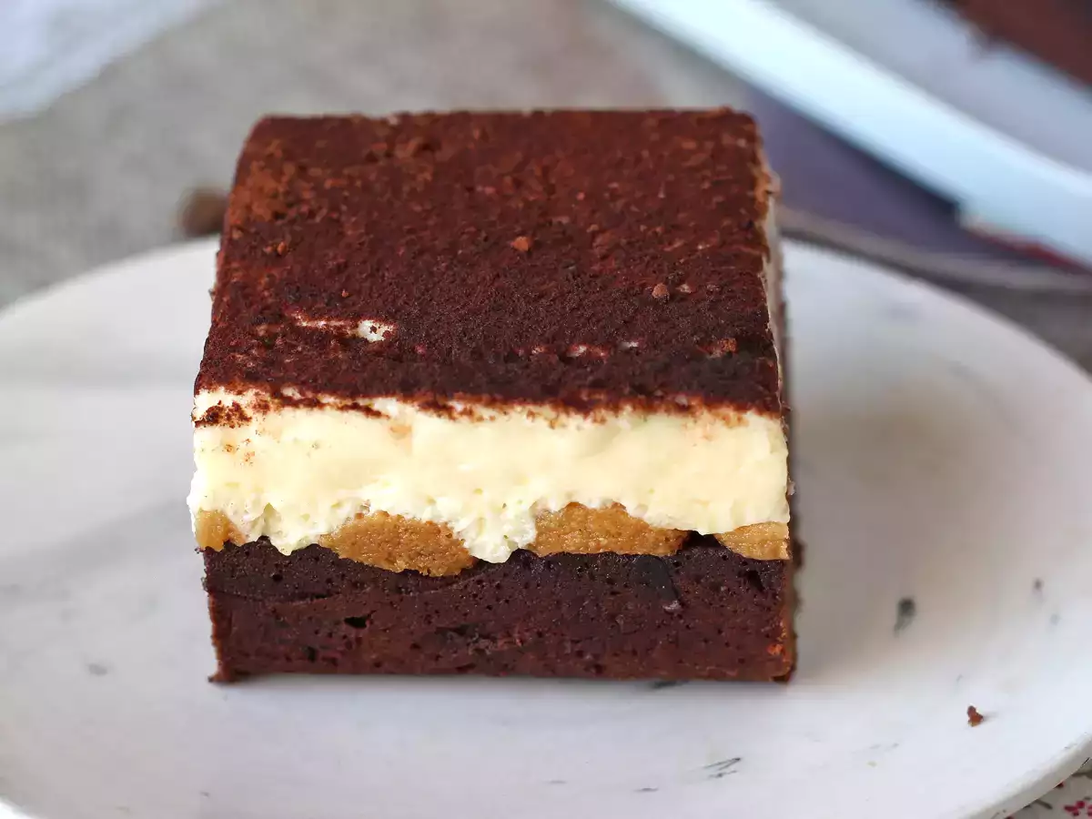 Amoureux de brownie et de tiramisu, on a le gâteau parfait pour vous : Le browniemisu! - photo 9