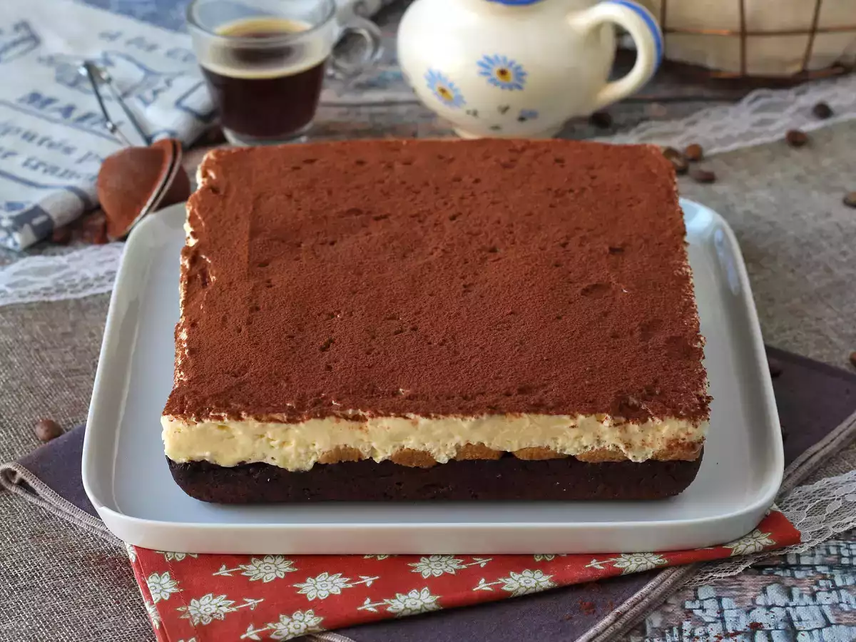 Amoureux de brownie et de tiramisu, on a le gâteau parfait pour vous : Le browniemisu! - photo 10