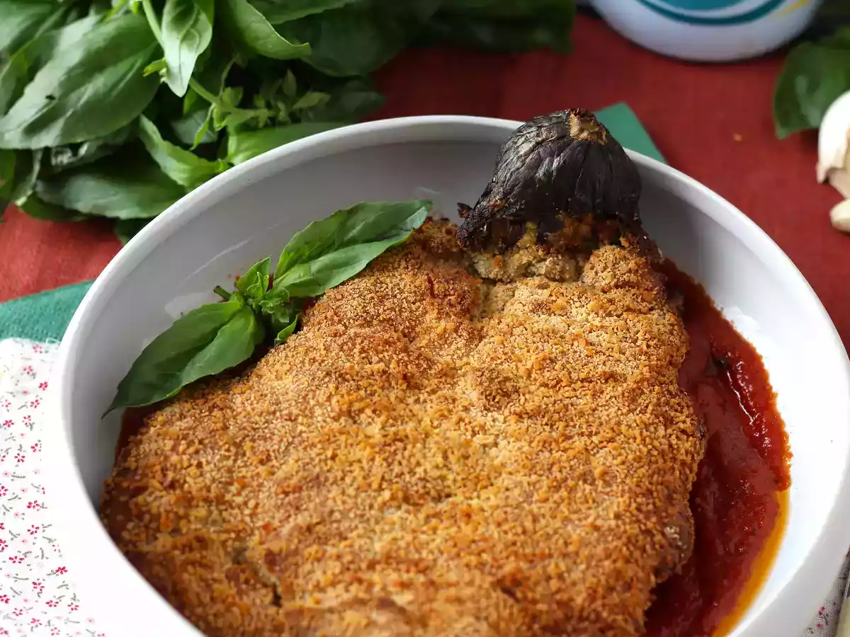 Aubergine panée façon escalope milanaise mais végétarienne - Cuisson Air Fryer - photo 6