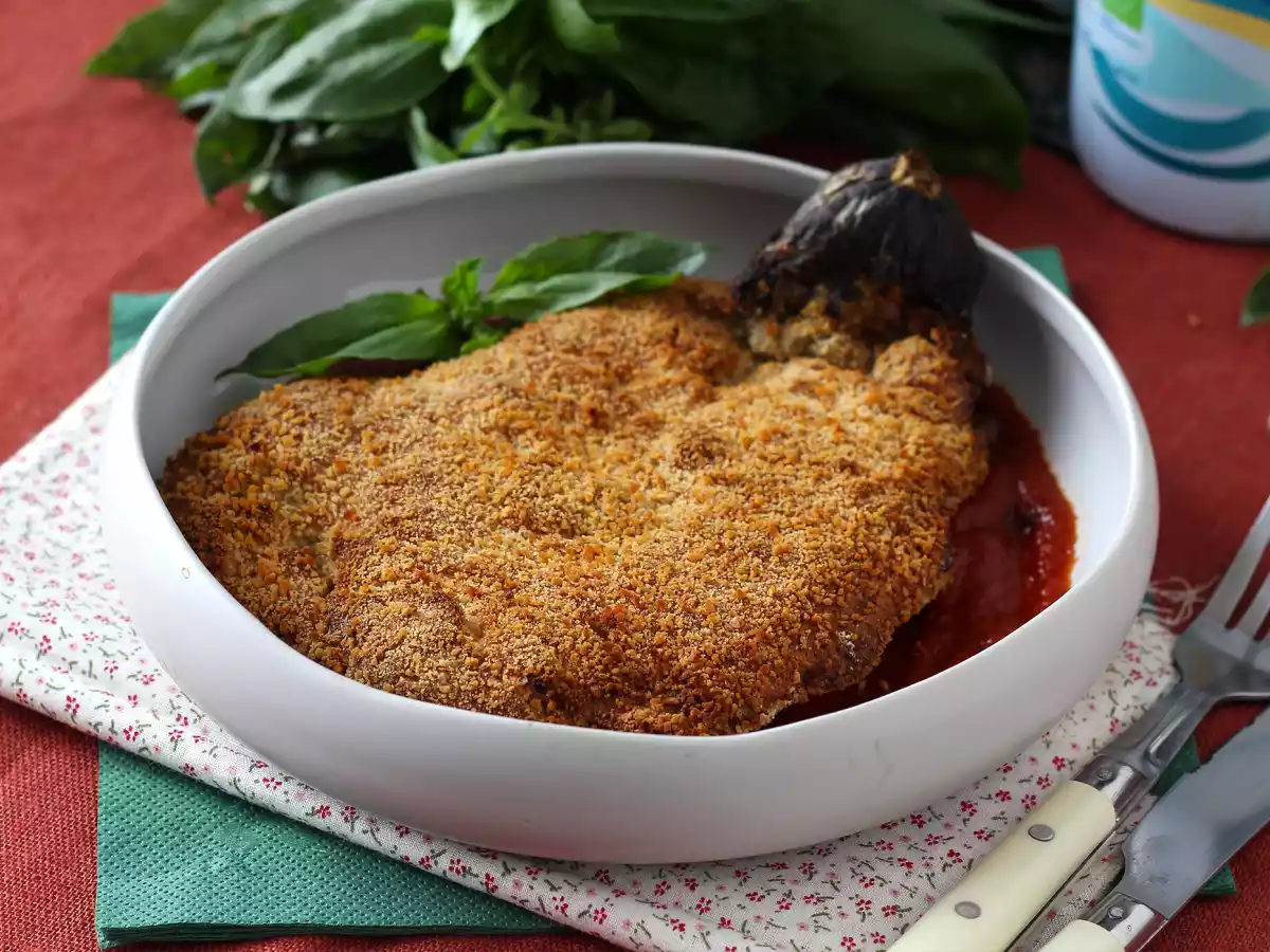 Aubergine panée façon escalope milanaise mais végétarienne - Cuisson Air Fryer - photo 7