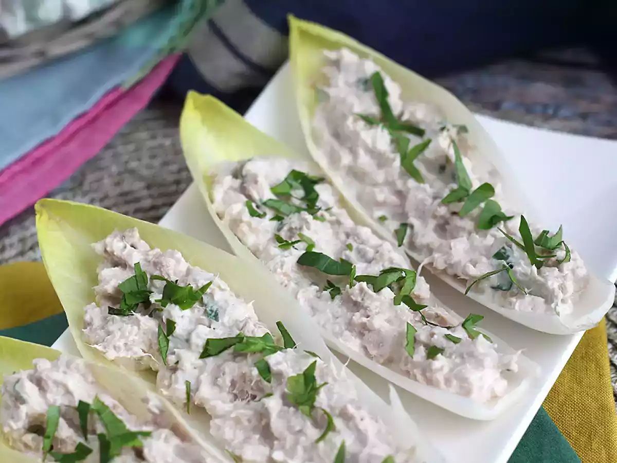 Barquettes d'endives garnies de thon - photo 2