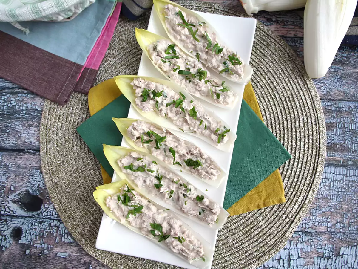 Barquettes d'endives garnies de thon - photo 3