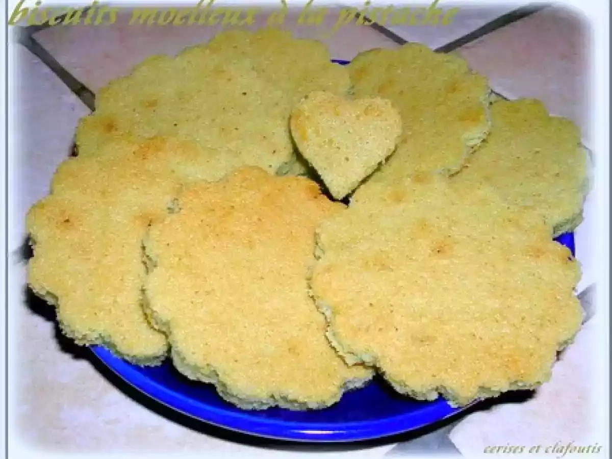 BISCUITS MOELLEUX A LA PATE DE PISTACHE - photo 2