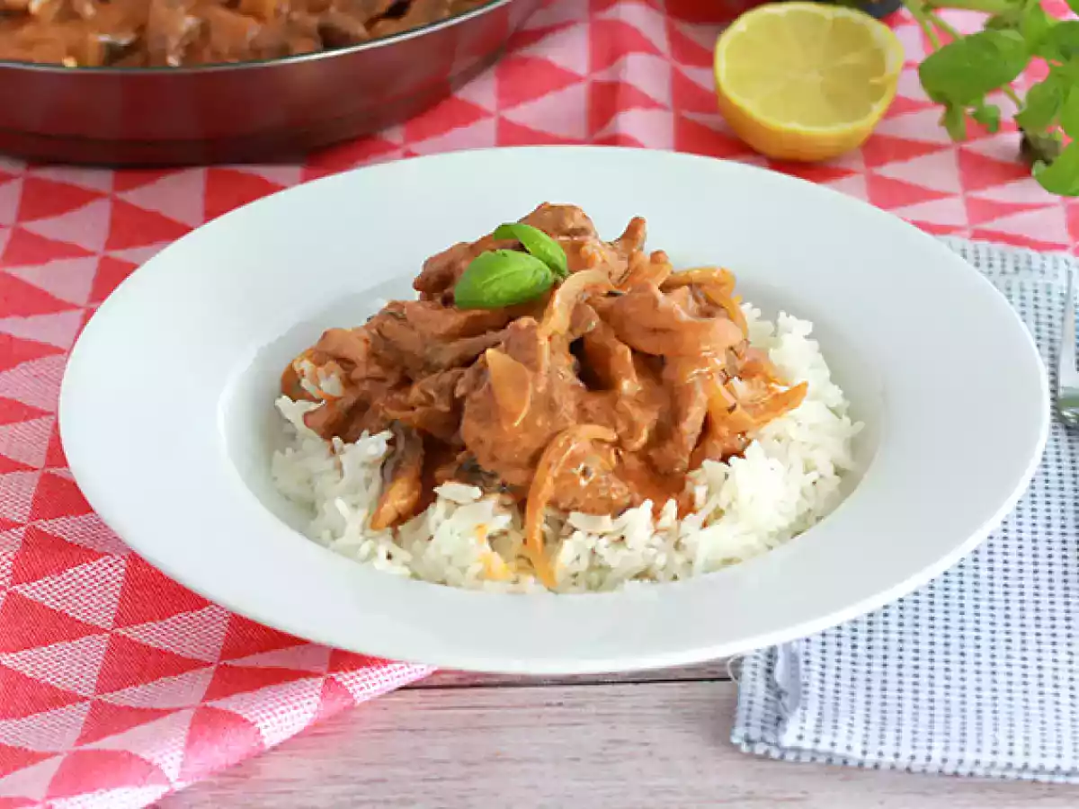 Bœuf Stroganoff facile et rapide
