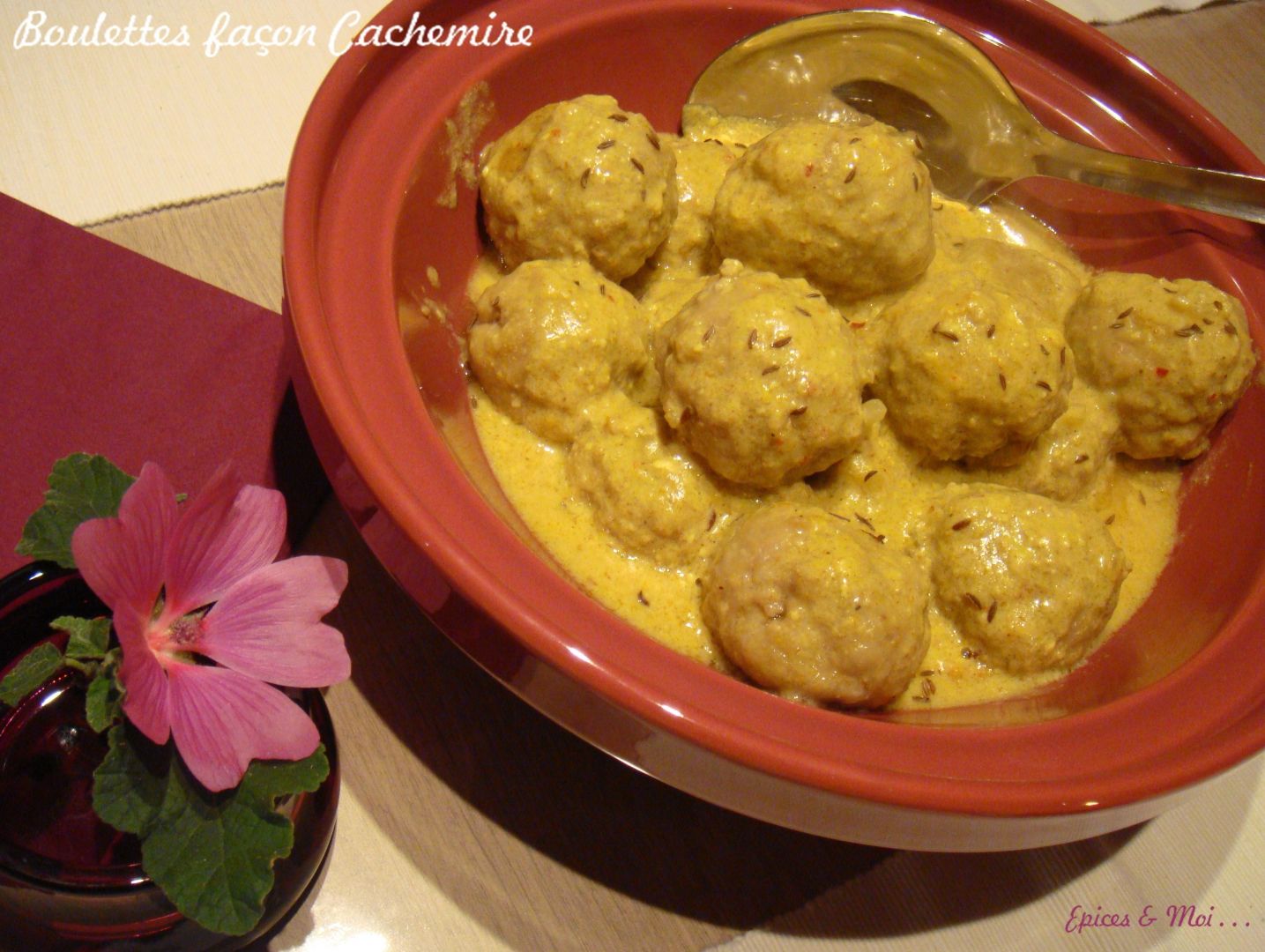 Boulettes d agneau à la façon cachemire Recette Ptitchef