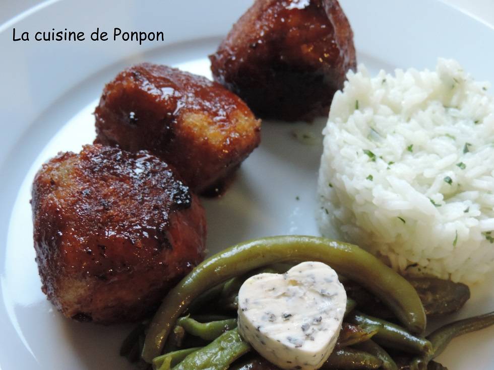 Boulettes De Porc Et Veau La Sauce Teriyaki Recette Ptitchef