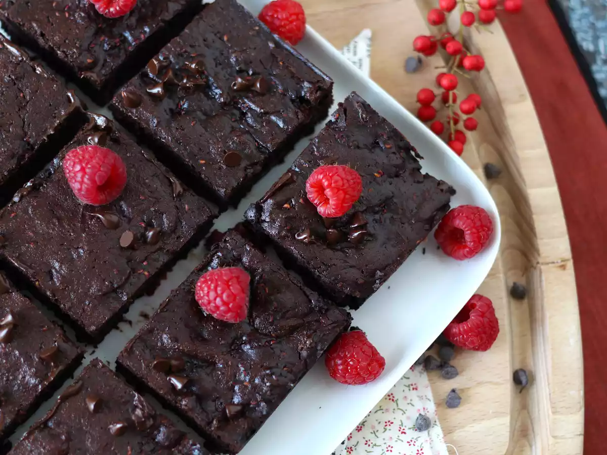 Brownie framboise chocolat, la gourmandise à l'état pur ! - photo 6