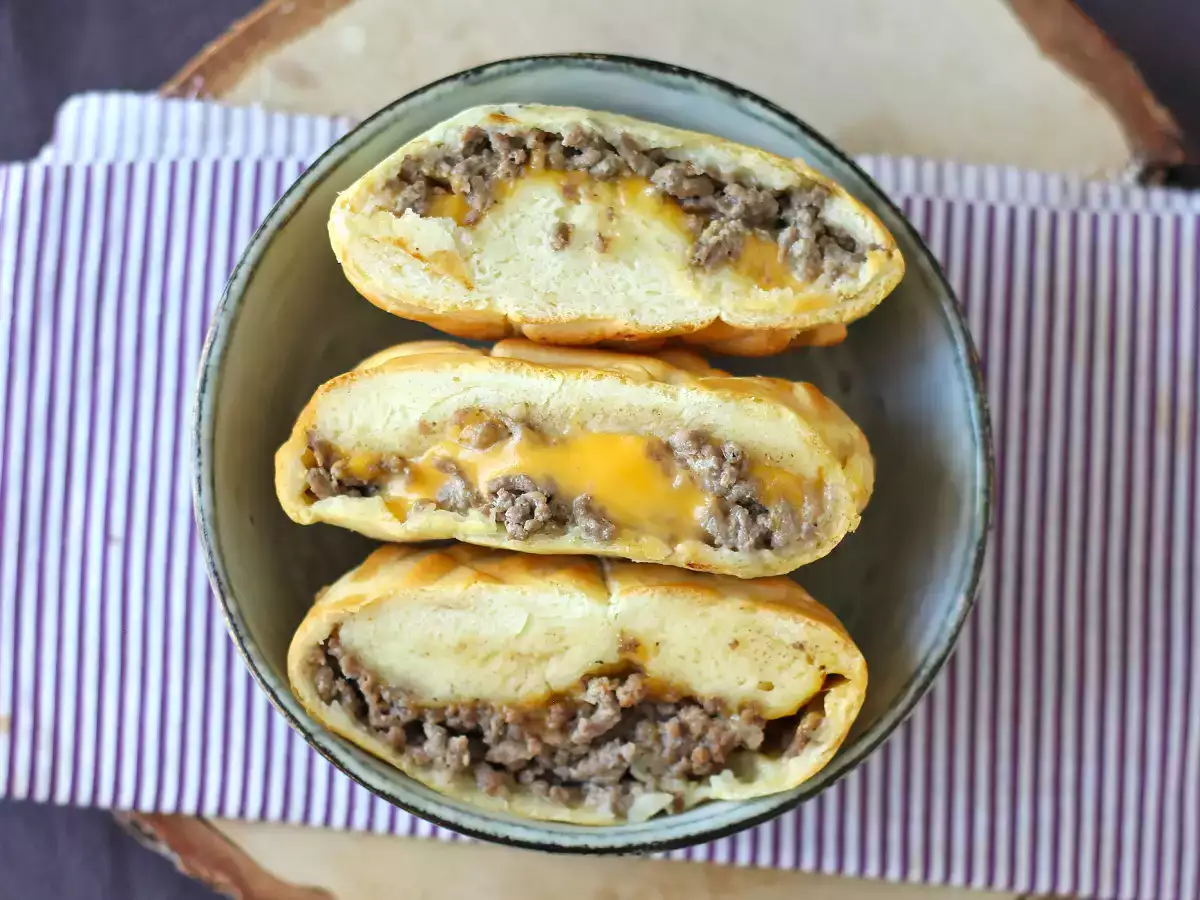 Buns garnis façon burger: idéal pour un dîner rapide et savoureux - photo 5