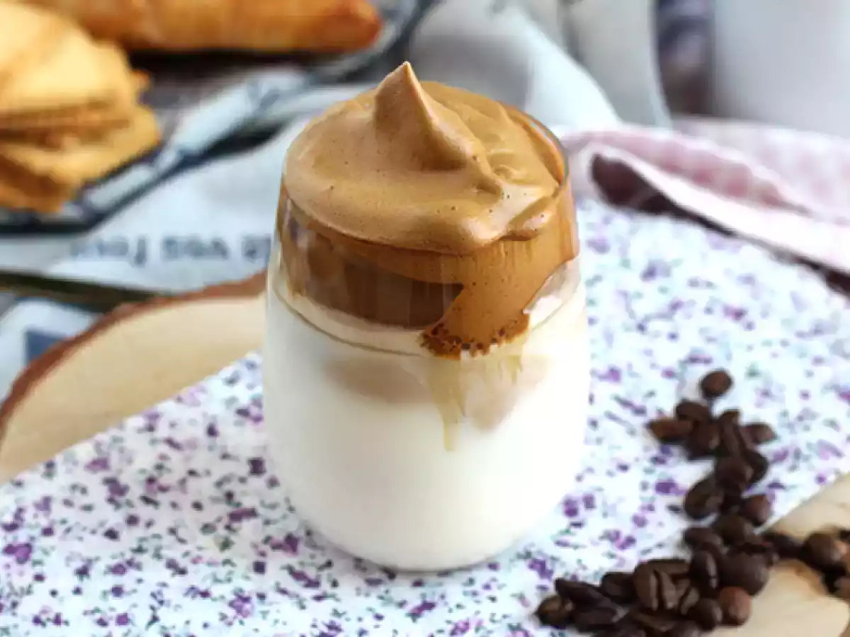Café dalgona - mousse de café au lait