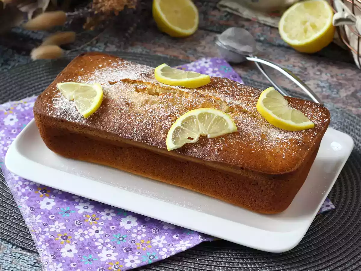 Cake au citron express dans un blender!
