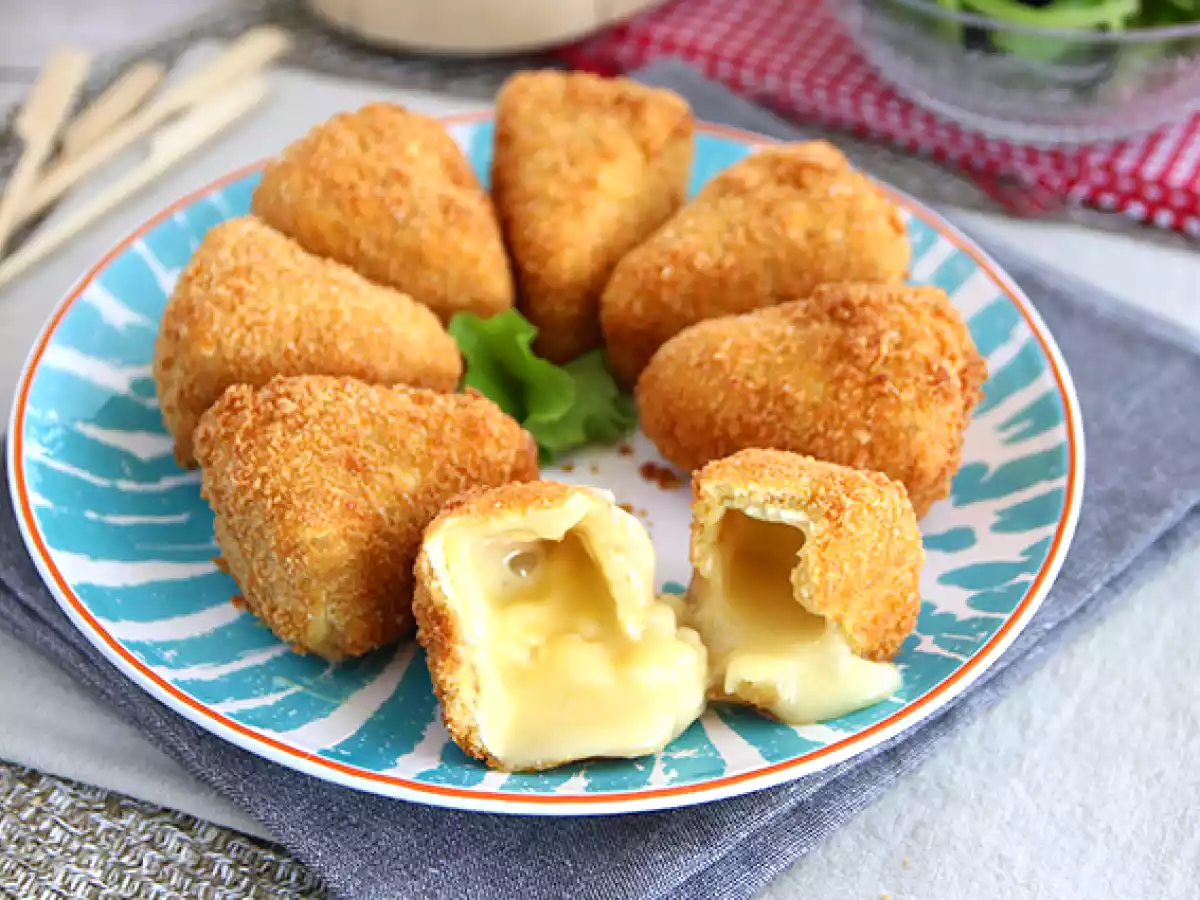 Camembert pané, fondant et croustillant