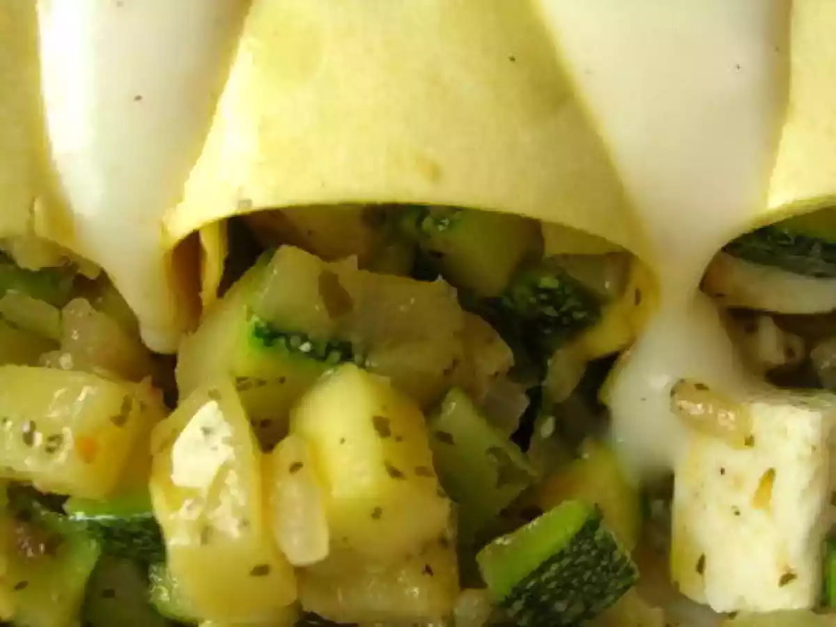 Canelloni courgettes - feta - photo 2