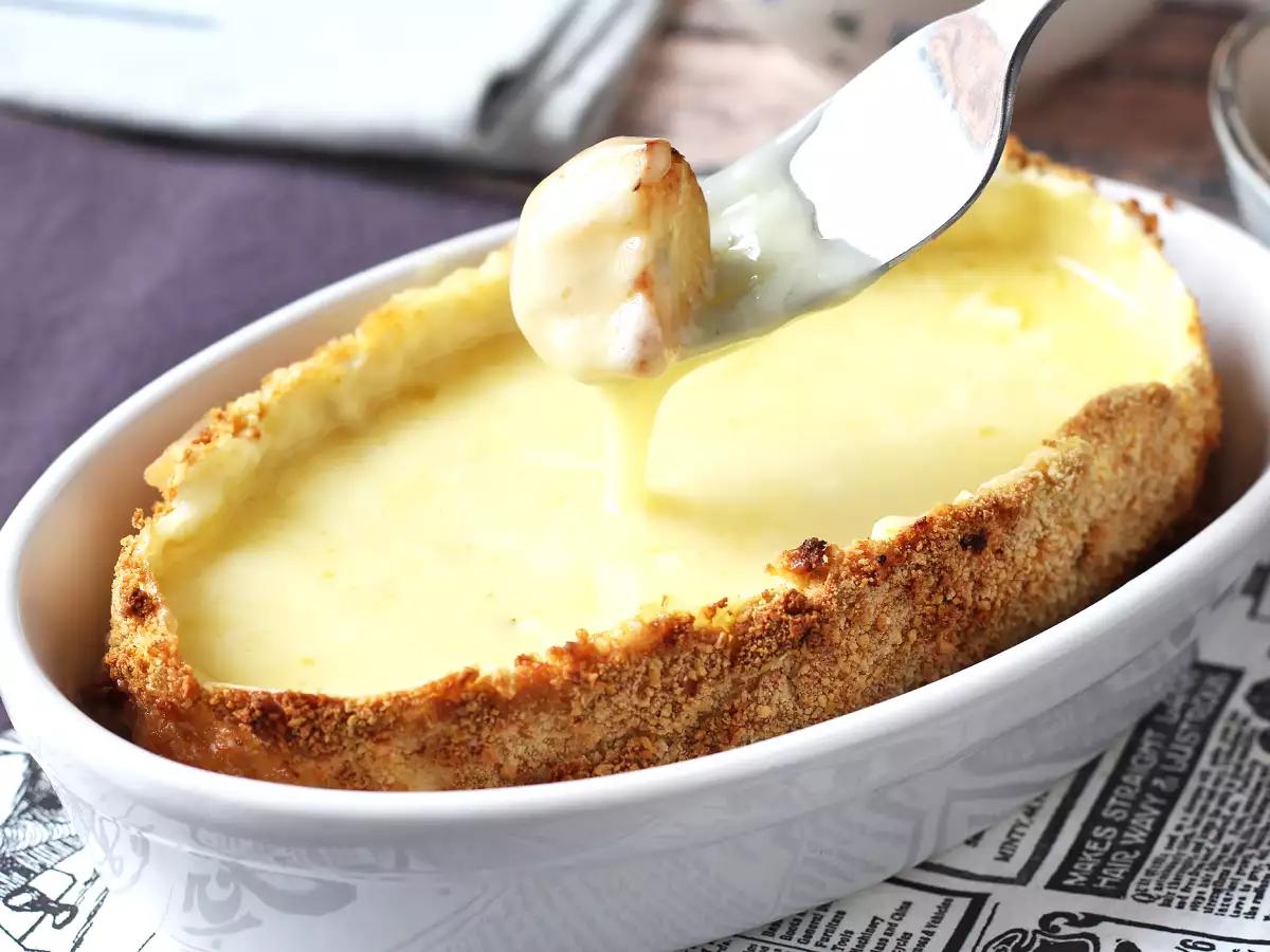 Caprice des dieux pané et pommes de terre grenaille au airfryer