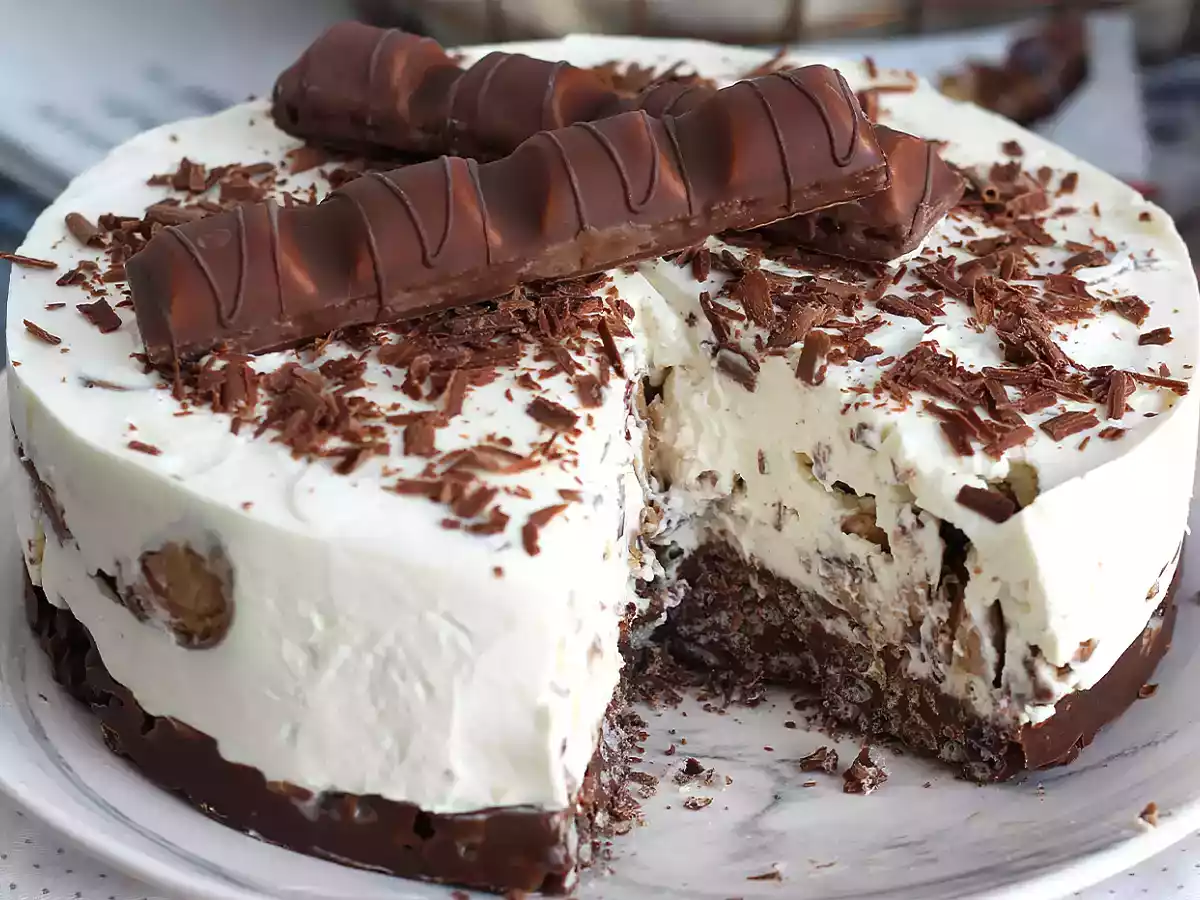 Cheesecake sans cuisson au Kinder Bueno fabuleux - photo 3