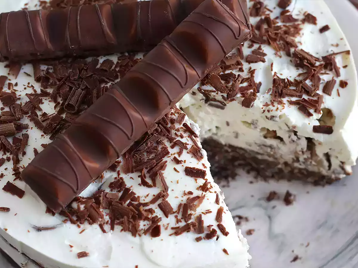 Cheesecake sans cuisson au Kinder Bueno fabuleux - photo 5
