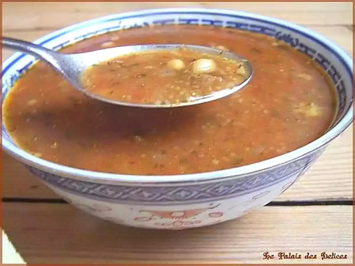 Chorba frik, soupe algérienne au blé vert concassé - photo 2
