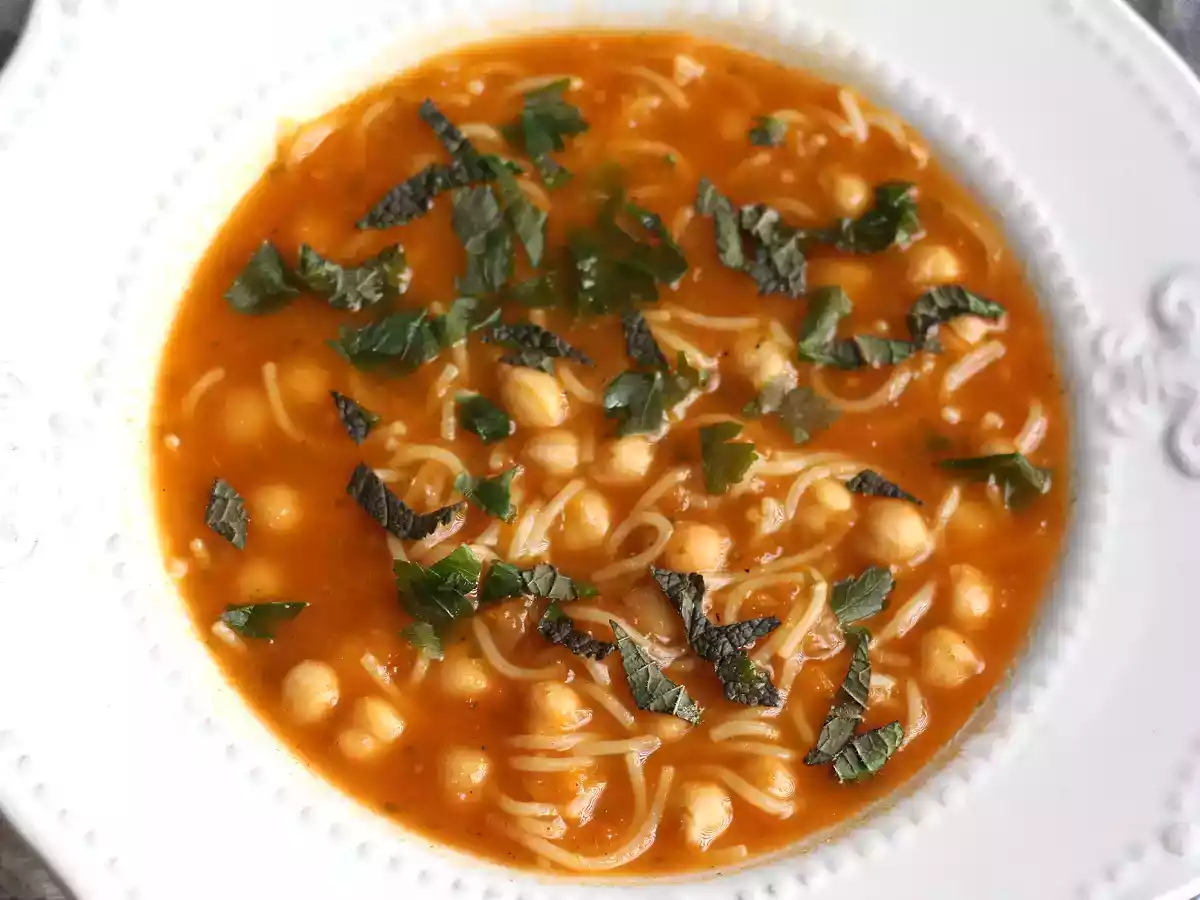 Chorba végétarienne, la soupe parfumée et savoureuse par excellente ! - photo 2