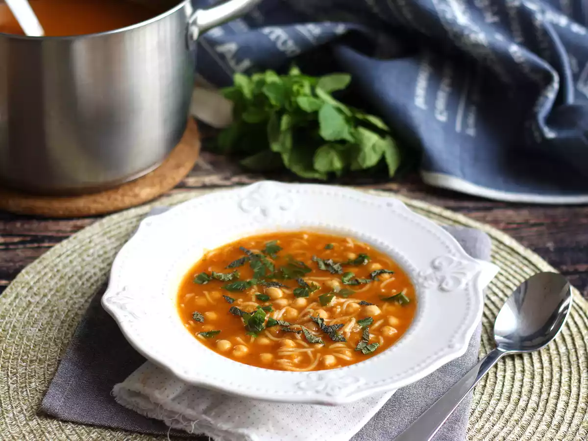 Chorba végétarienne, la soupe parfumée et savoureuse par excellente ! - photo 3