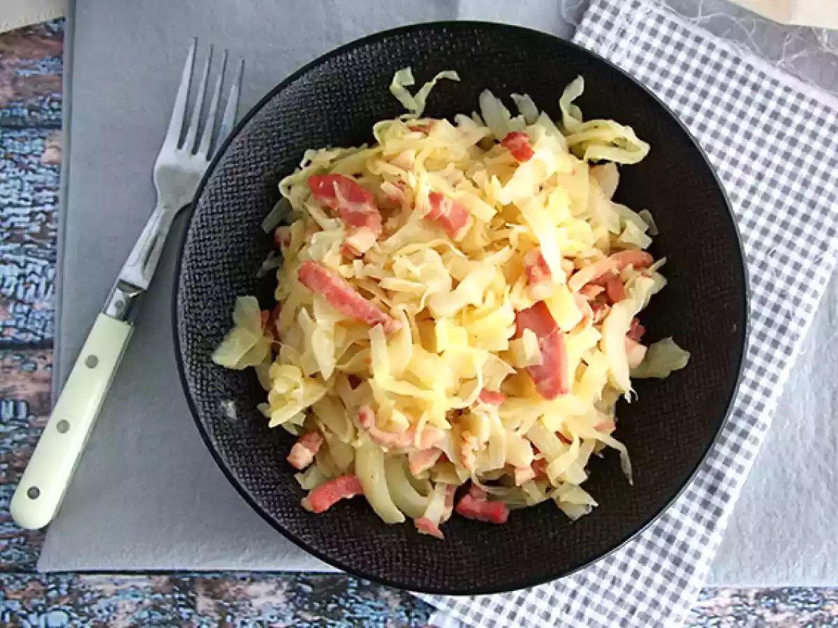 Chou blanc aux lardons - photo 2