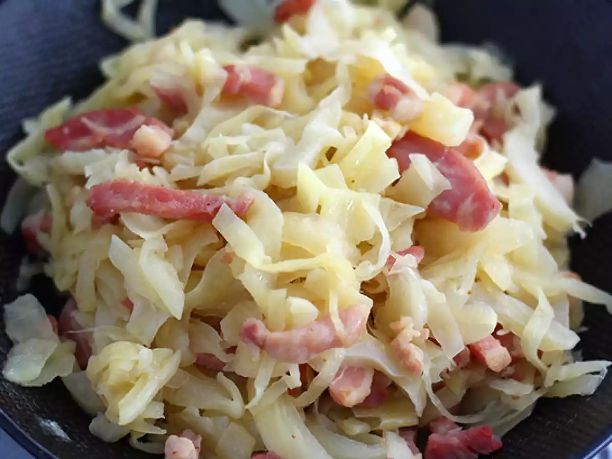 Chou blanc aux lardons - photo 3