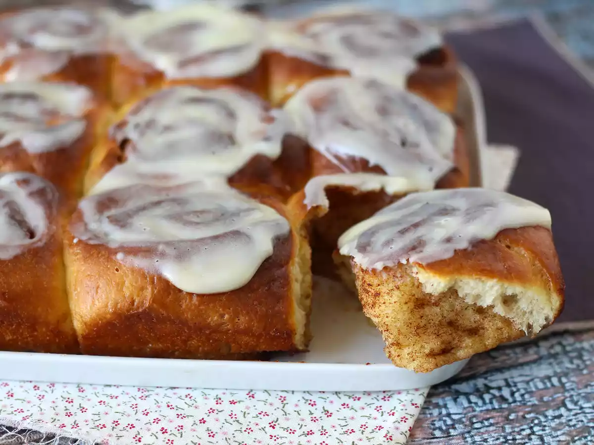 Cinnamon rolls, la brioche à la cannelle et son glaçage à la vanille - photo 8