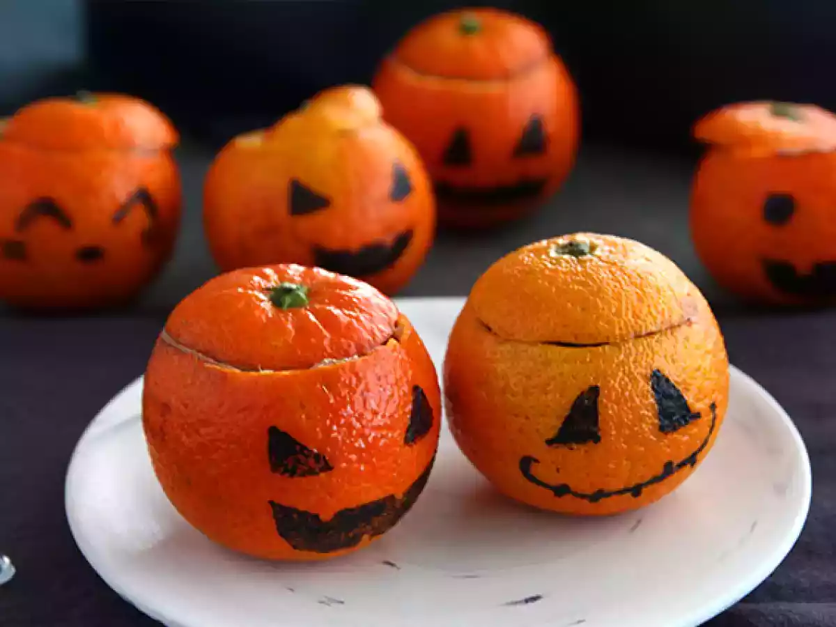 Clémentines d'Halloween et sa mousse au chocolat - photo 2